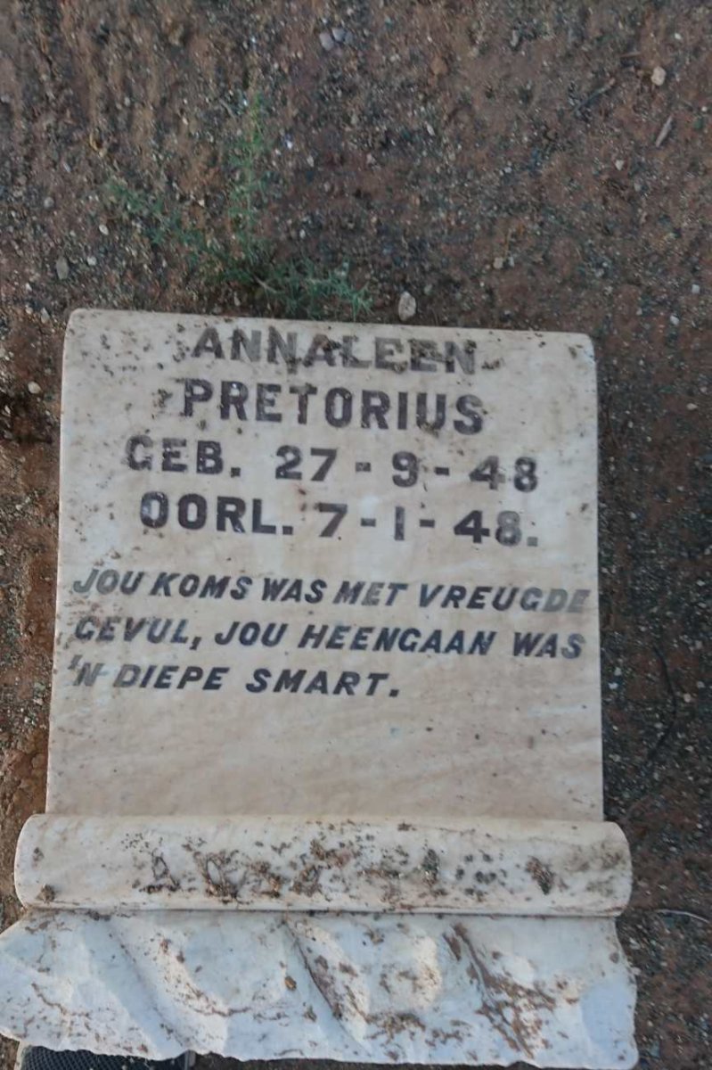 PRETORIUS Annaleen 1948-1948