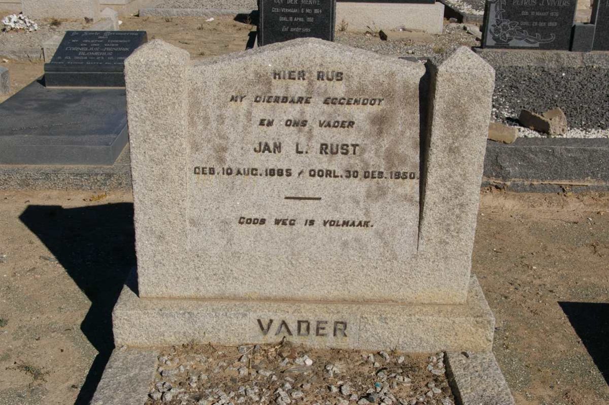 RUST Jan L. 1885-1950