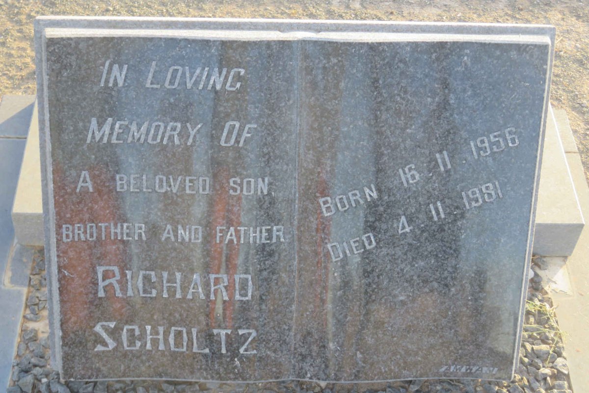 SCHOLTZ Richard 1956-1981