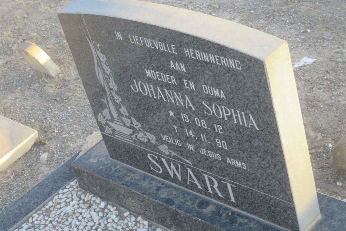 SWART Johanna Sophia 1912-1990