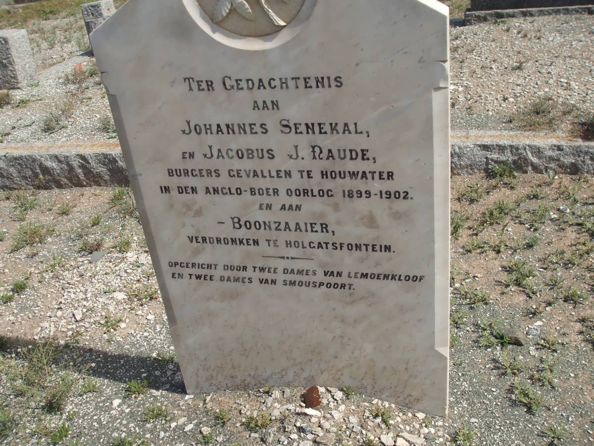 SENEKAL Johannes :: NAUDE Jacobus J. :: BOONZAAIER 