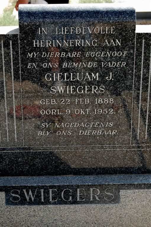 SWIEGERS Gielluam J. 1888-1952