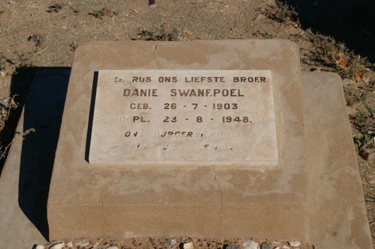 SWANEPOEL Danie 1903-1948