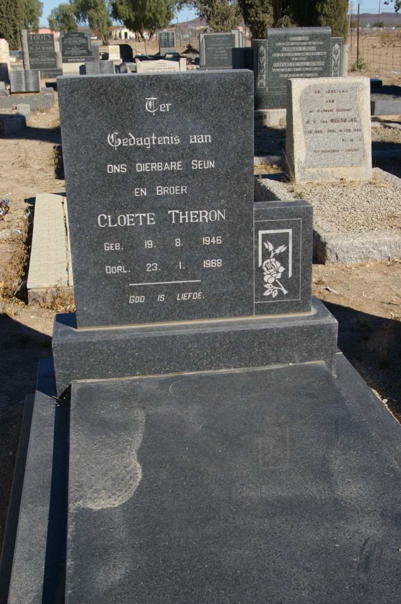 THERON Cloete 1946-1968
