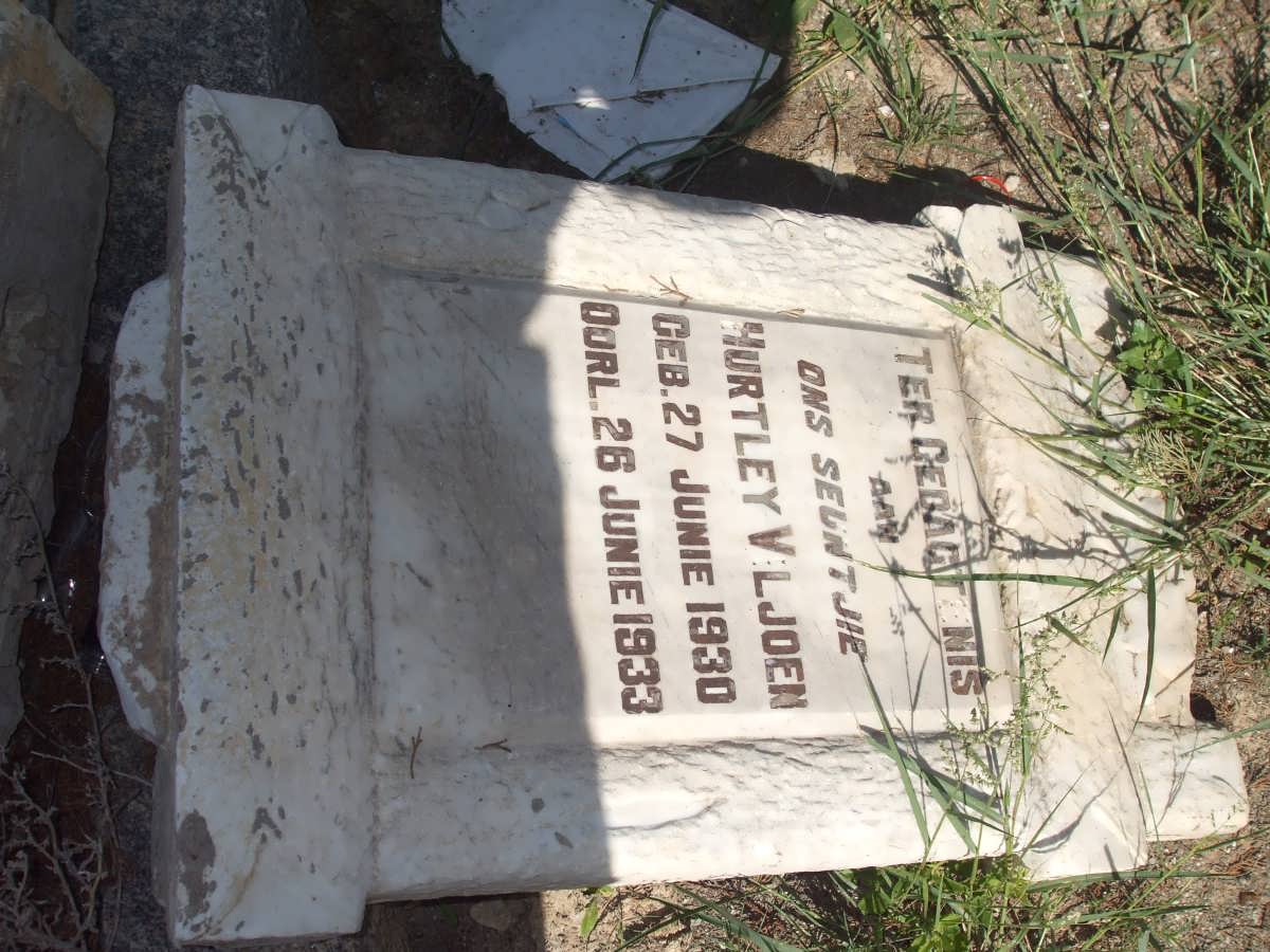 VILJOEN Hurtley 1930-1933