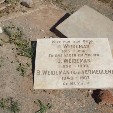 WEIDEMAN H. 1815-1906 :: WEIDEMAN J. 1850-1909 &amp; B. VERMEULEN 1843-1907