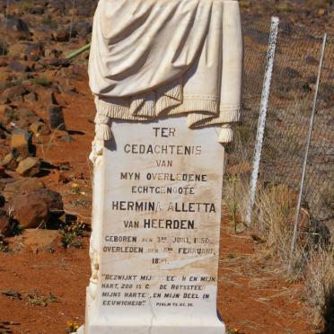 HEERDEN Hermina Alletta, van 1850-1894