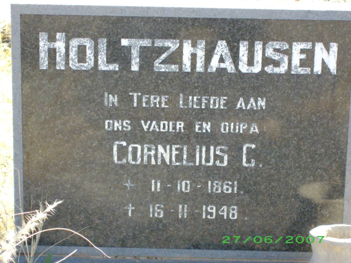 HOLTZHAUSEN Cornelius G. 1861-1948
