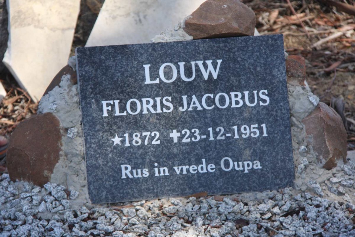 LOUW Floris Jacobus 1872-1951