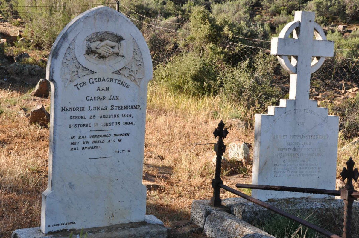 STEENKAMP Casper Jan Hendrik Lukas 1866-1904 :: STEENKAMP Harriet Sophia nee LOUW 1868-1893