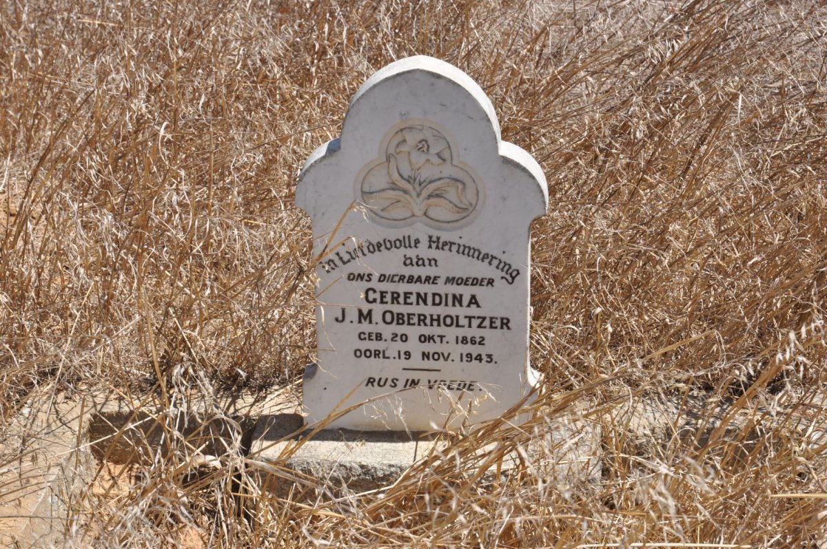 OBERHOLTZER Gerendina J.M. 1862-1943