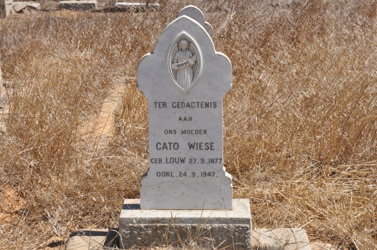 WIESE Cato nee LOUW 1877-1947