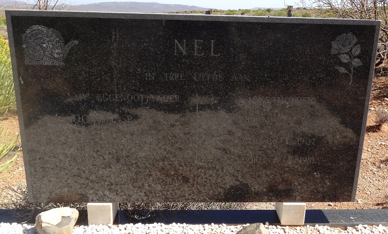 NEL Ockert Phillipus Hermanus 1900-1978 &amp; Cornelia G.J. 1907-1981