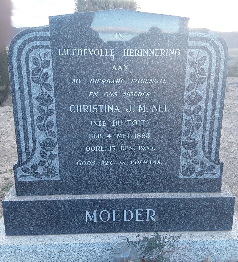 NEL Christina J.M. nee DU TOIT 1883-1955