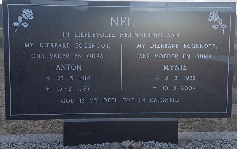 NEL Anton 1914-1987 &amp; Mynie 1922-2004