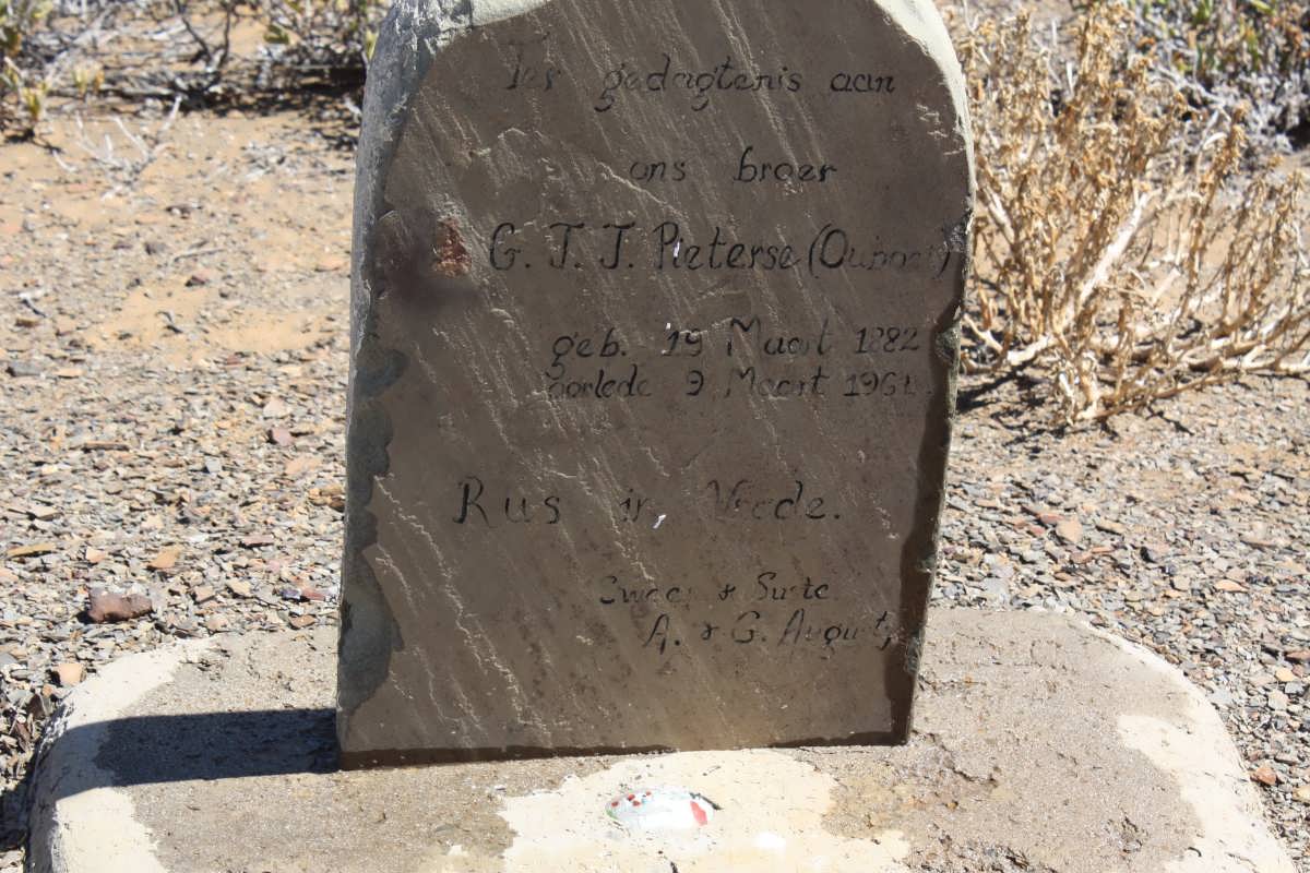 PIETERSE G.J.J. 1882-1961
