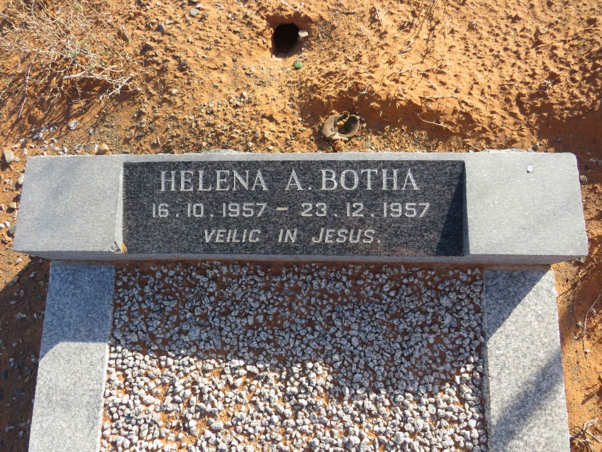 BOTHA Helena A. 1957-1957