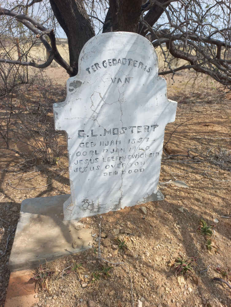 MOSTERT G.L. 1857-1940