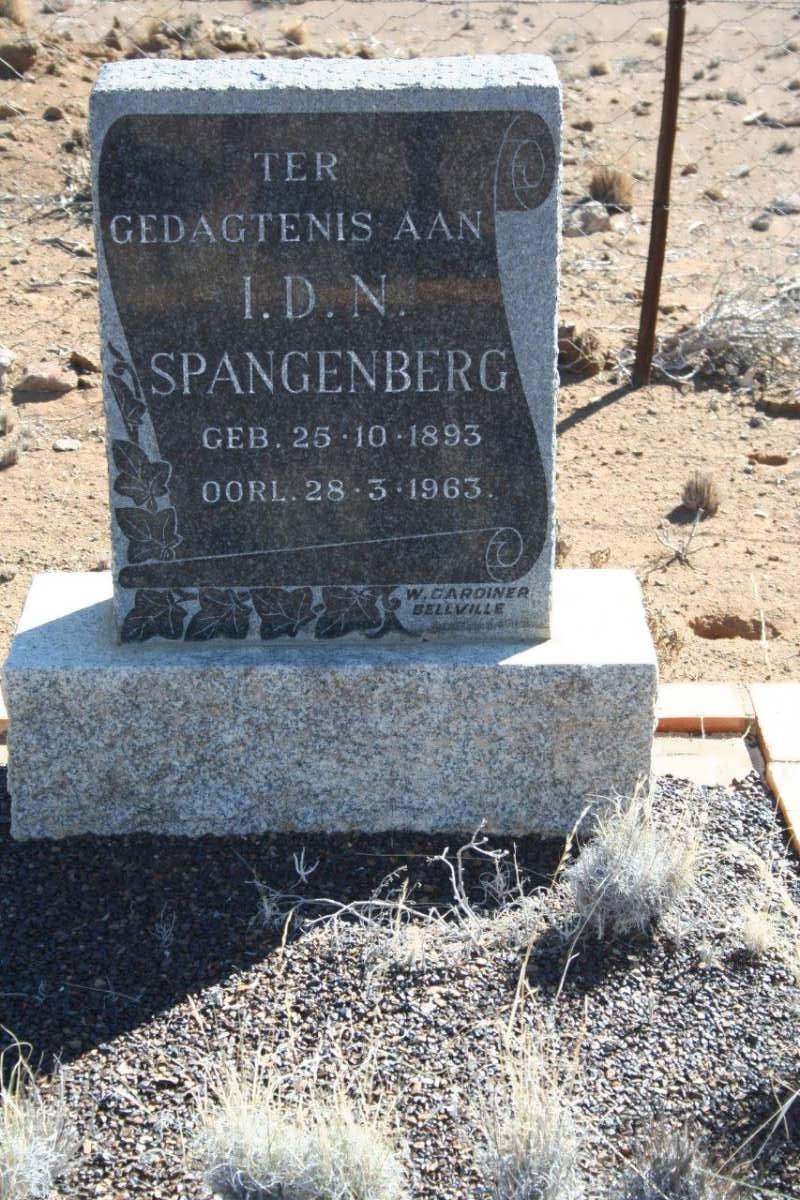 SPANGENBERG I.D.N. 1893-1963