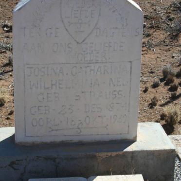 NEL Josina Catharina Wilhelmina nee STRAUSS 1874-1939