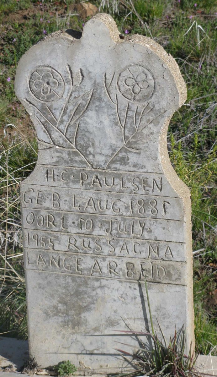 PAULSEN H.C. 1881-1955