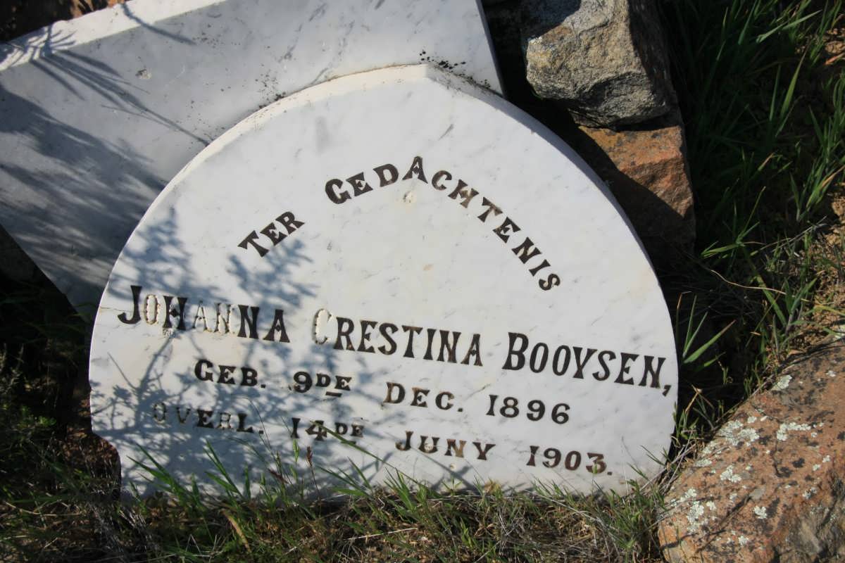 BOOYSEN Johanna Crestina 1896-1903