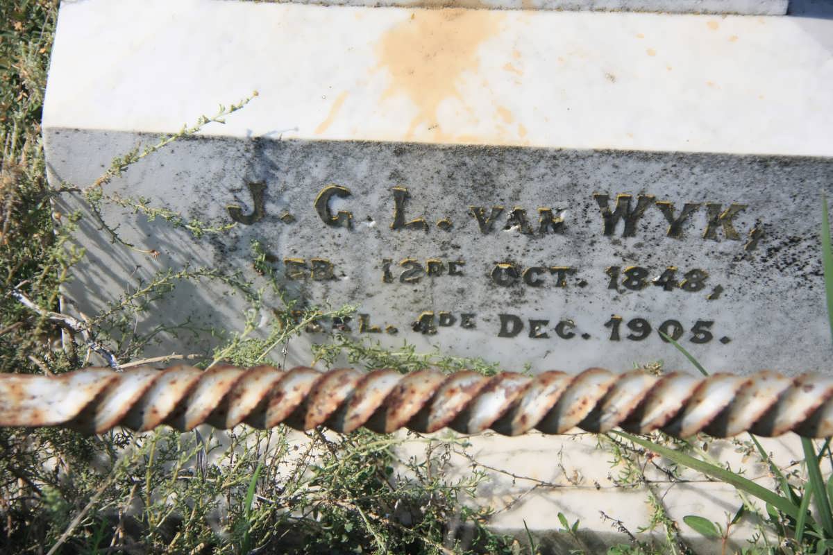 WYK J.G.L., van 1848-1905 _1