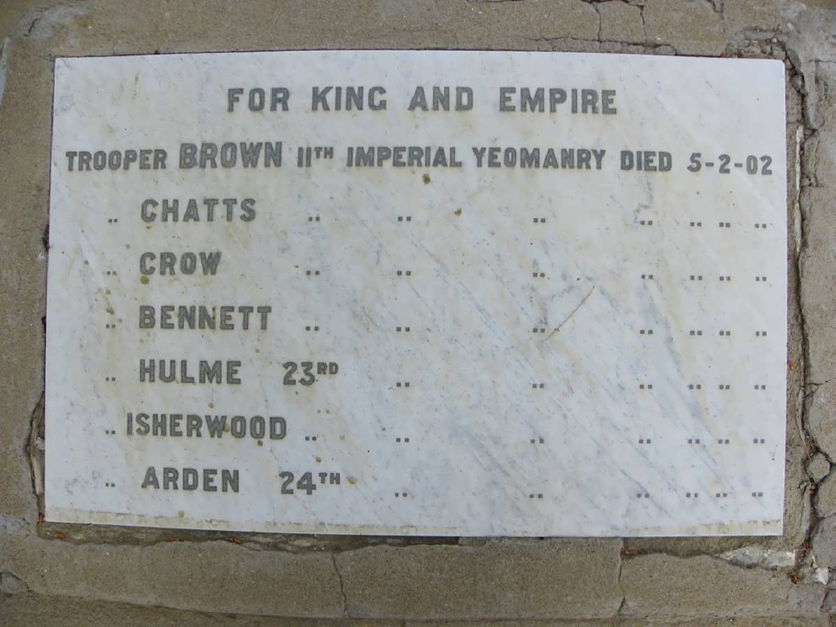 BROWN :: CHATTS :: CROW :: BENNETT :: HULME :: ISHERWOOD :: ARDEN 