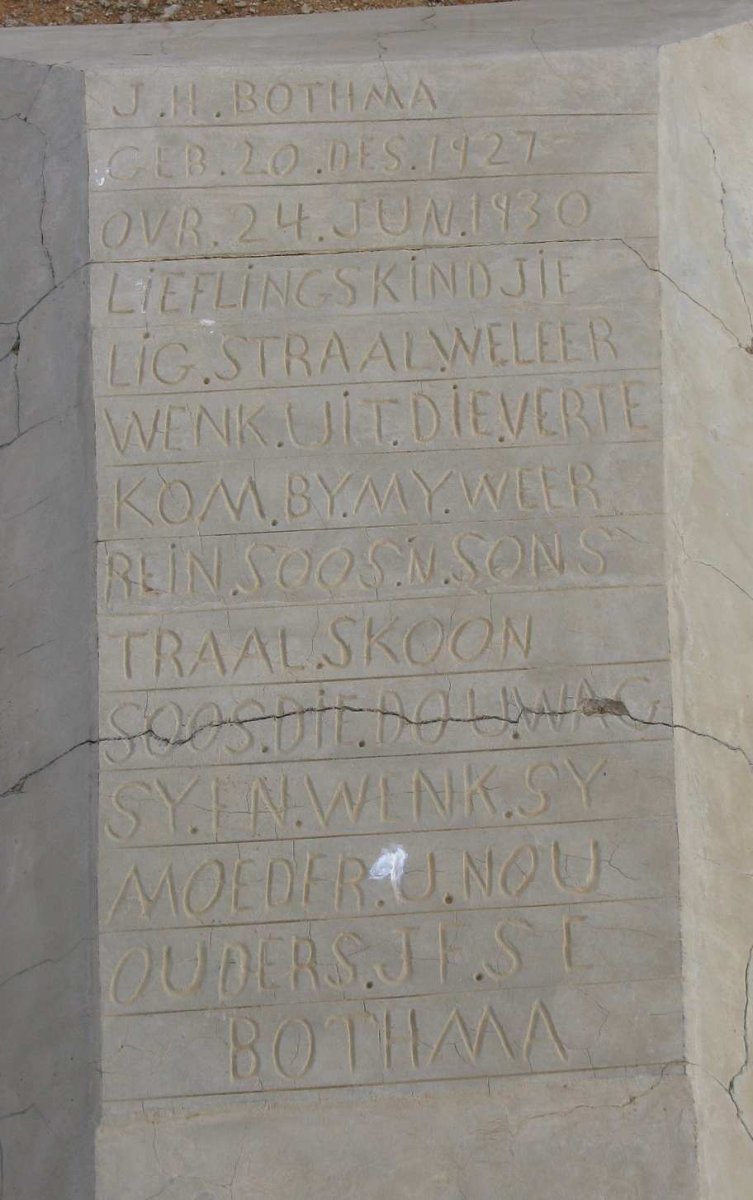 BOTHMA J.H. 1927-1930