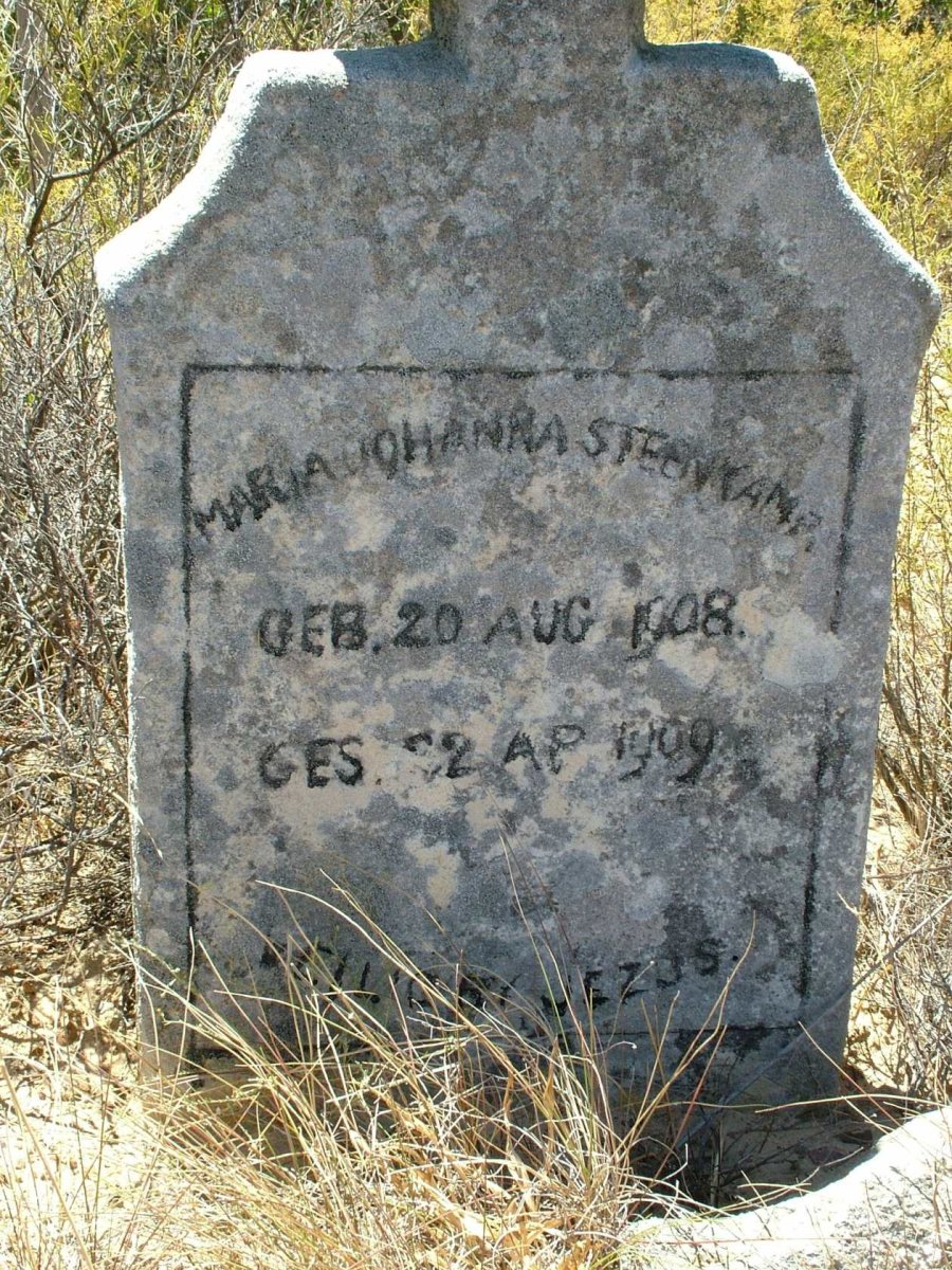 STEENKAMP Maria Johanna 1908-1909