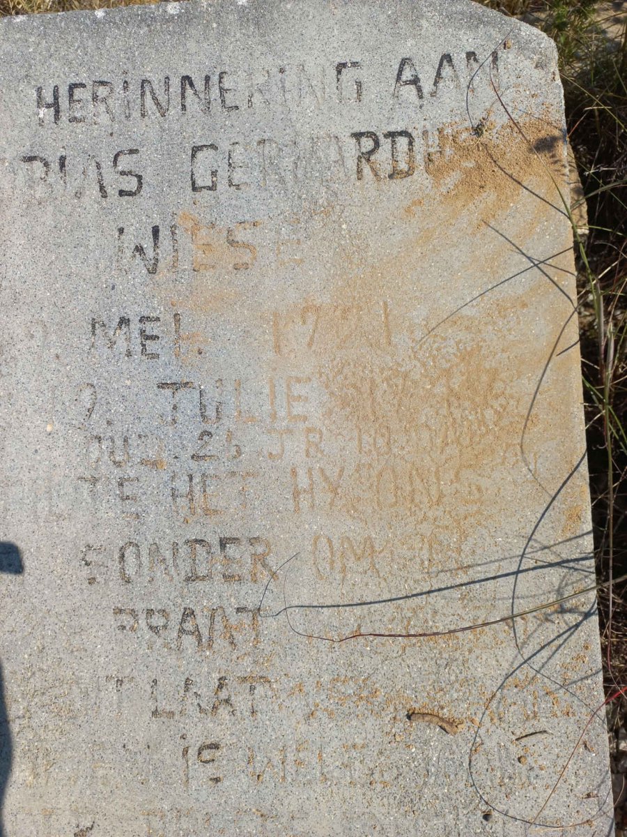 WIESE Tobias Gerhardus 1921-1947 _2