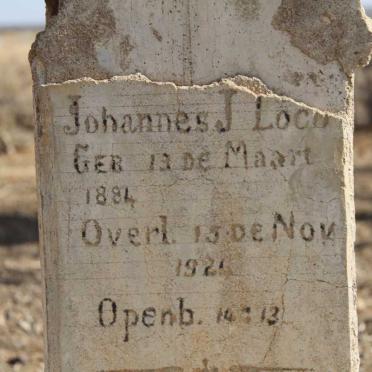 LOCH Johannes J. 1884-1921
