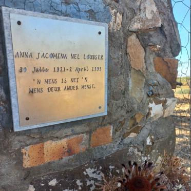 LOUBSER Anna Jacomina, NEL 1921-1999