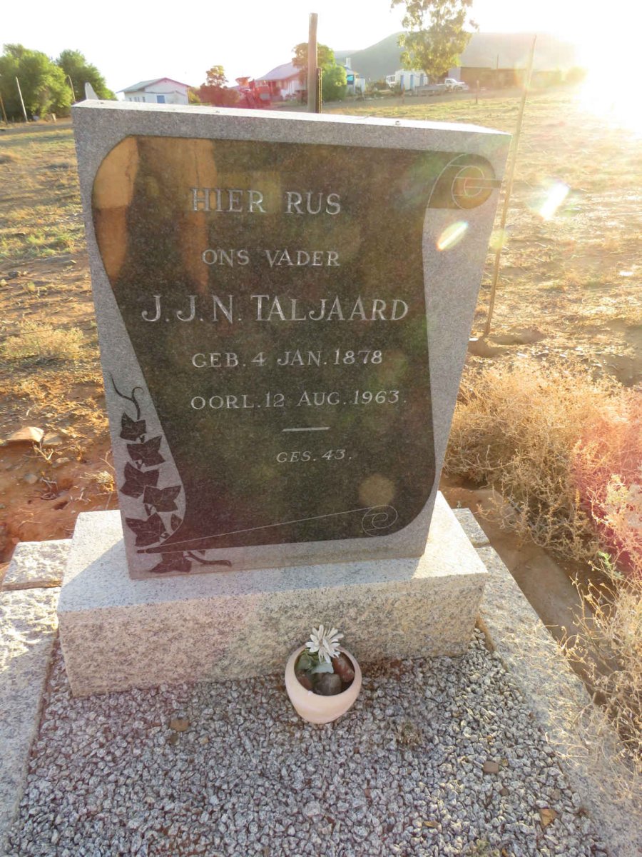 TALJAARD J.J.N. 1878-1963