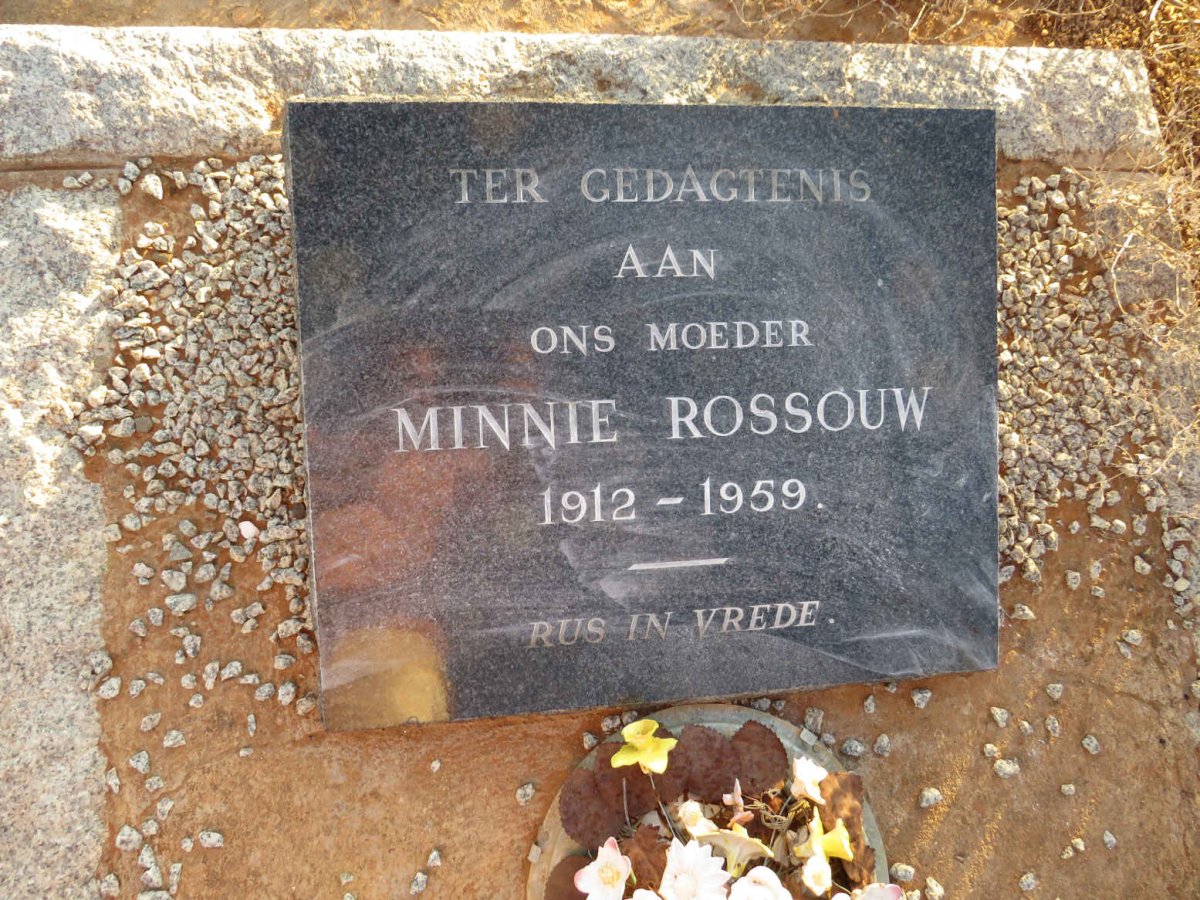 ROSSOUW Minnie 1912-1959
