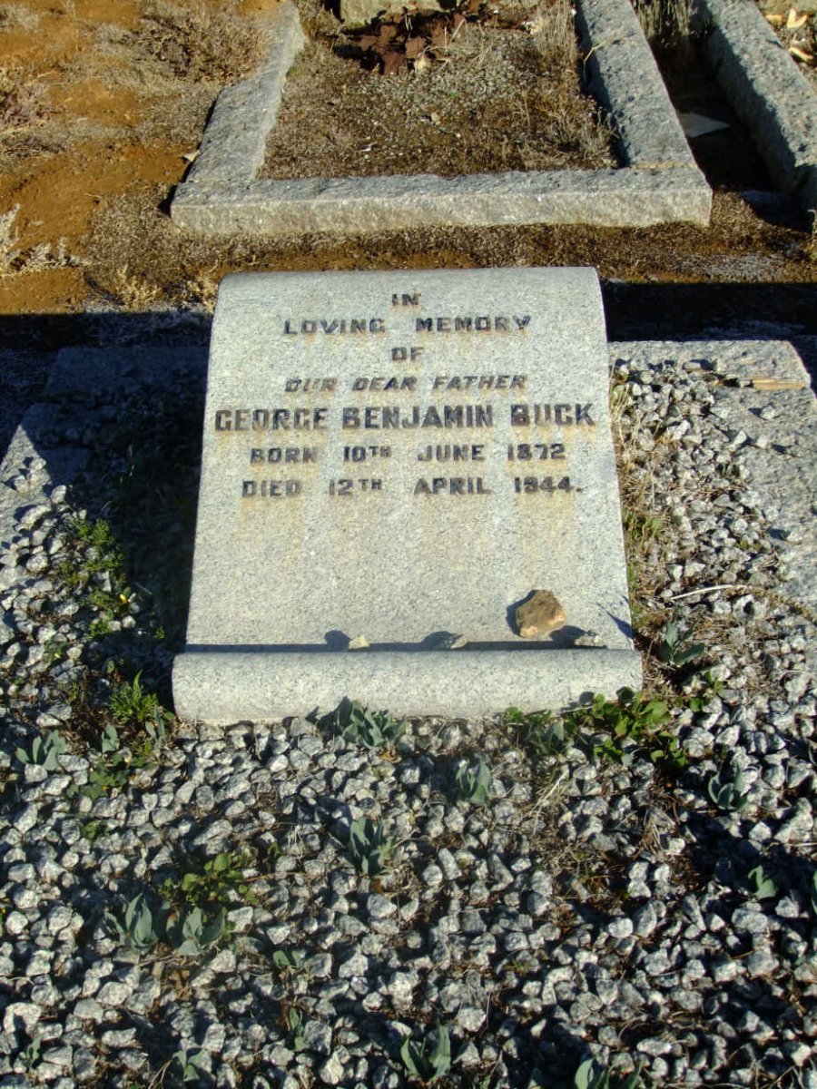 BUCK George Benjamin 1872-1944