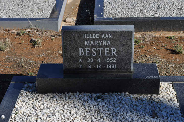 BESTER Maryna 1952-1991