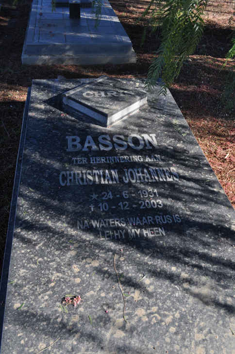 BASSON Christian Johannes 1931-2003