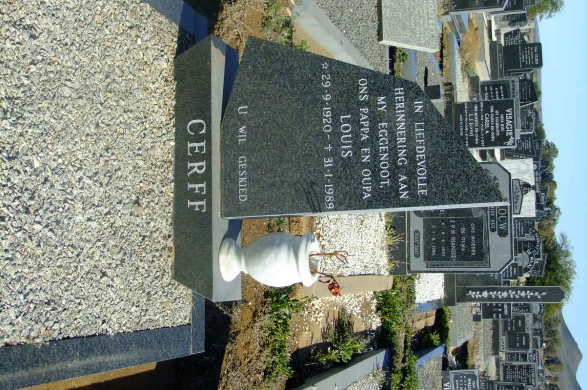 CERFF Louis 1920-1989