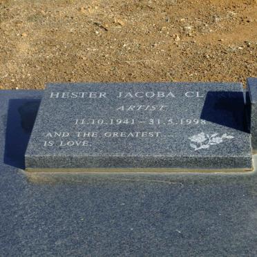 CLARK Hester Jacoba 1941-1998