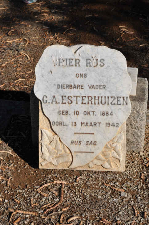 ESTERHUIZEN G.A. 1884-1942
