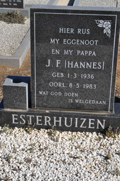 ESTERHUIZEN J.F. 1936-1983