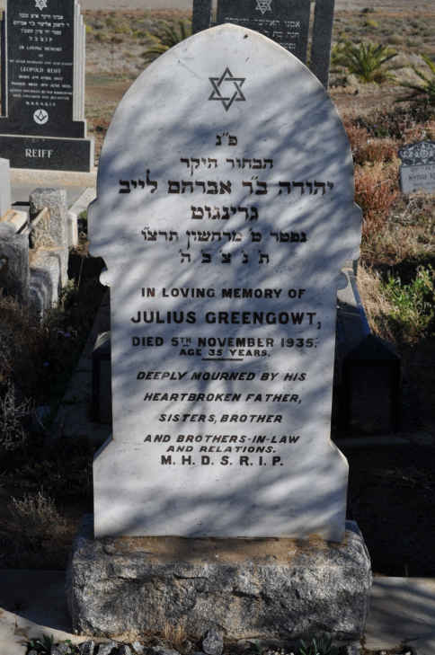 GREENGOWT Julius -1935