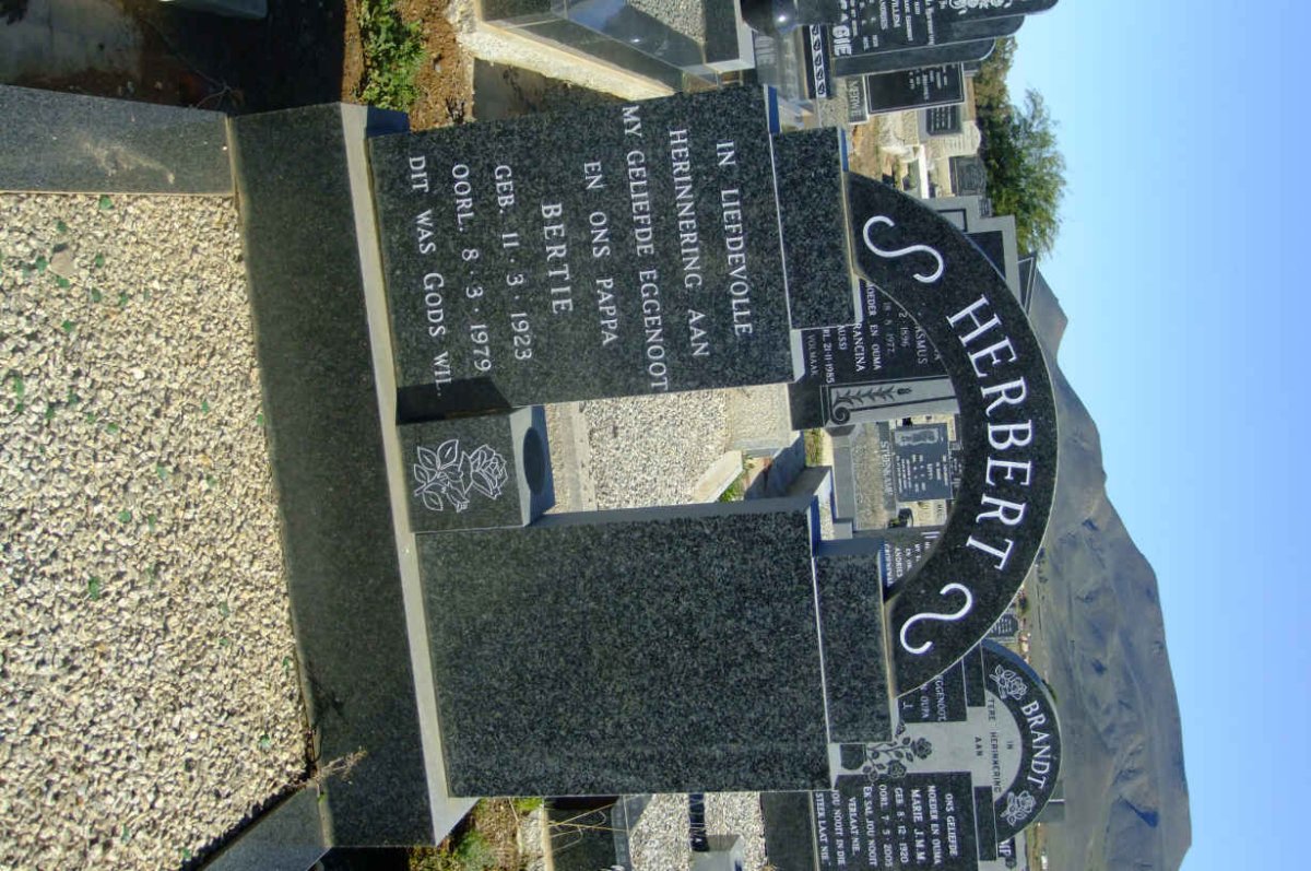 HERBERT Bertie 1923-1979
