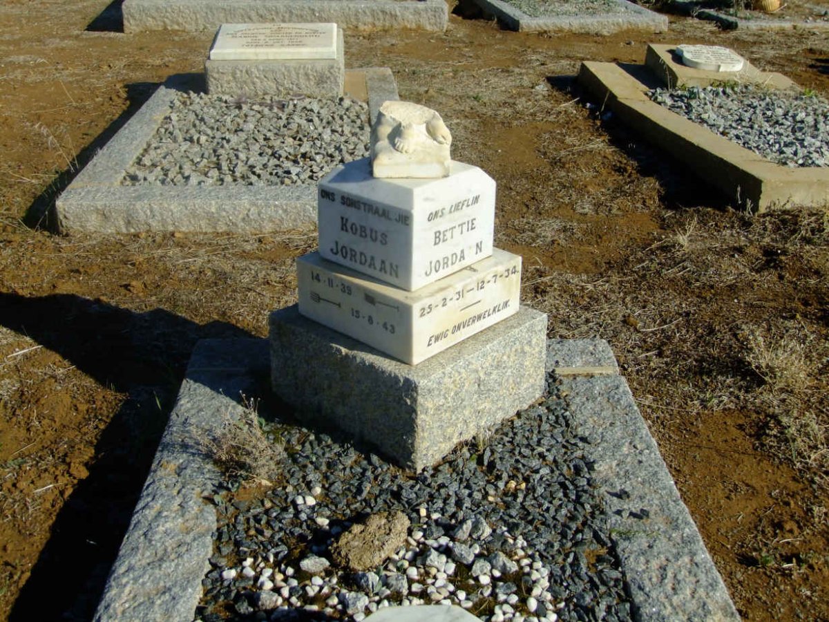 JORDAAN Bettie 1931-1934 :: JORDAAN Kobus 1939-1943