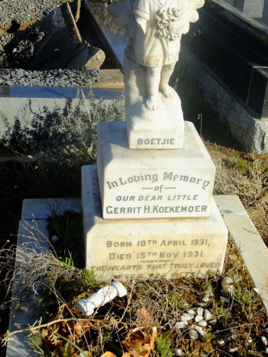 KOEKEMOER Gerrit H. 1931-1931