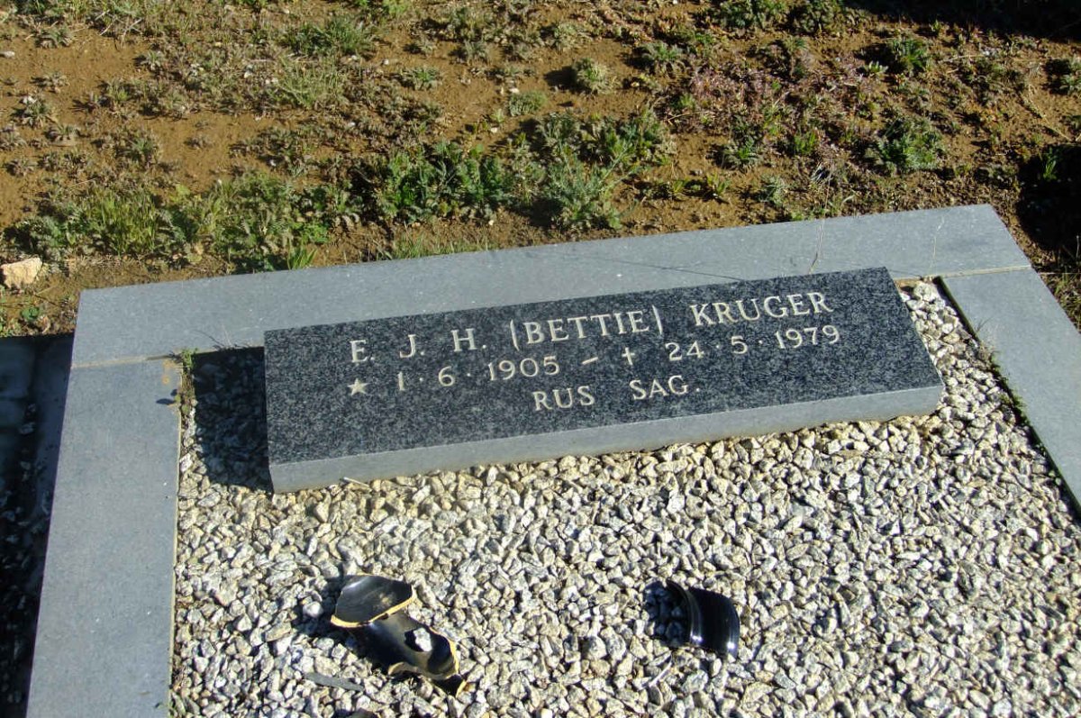 KRUGER E.J.H. 1905-1979