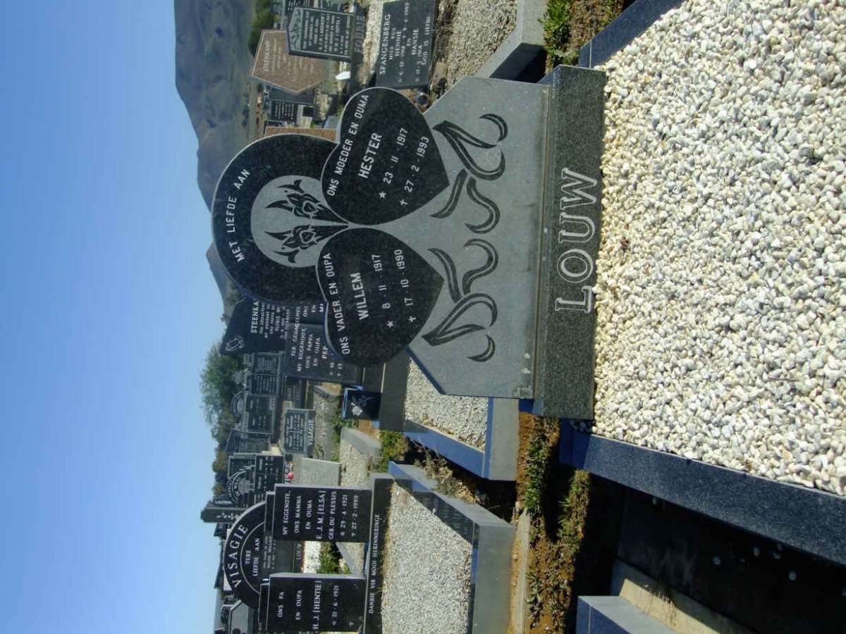 LOUW Willem 1917-1990 &amp; Hester 1917-1993