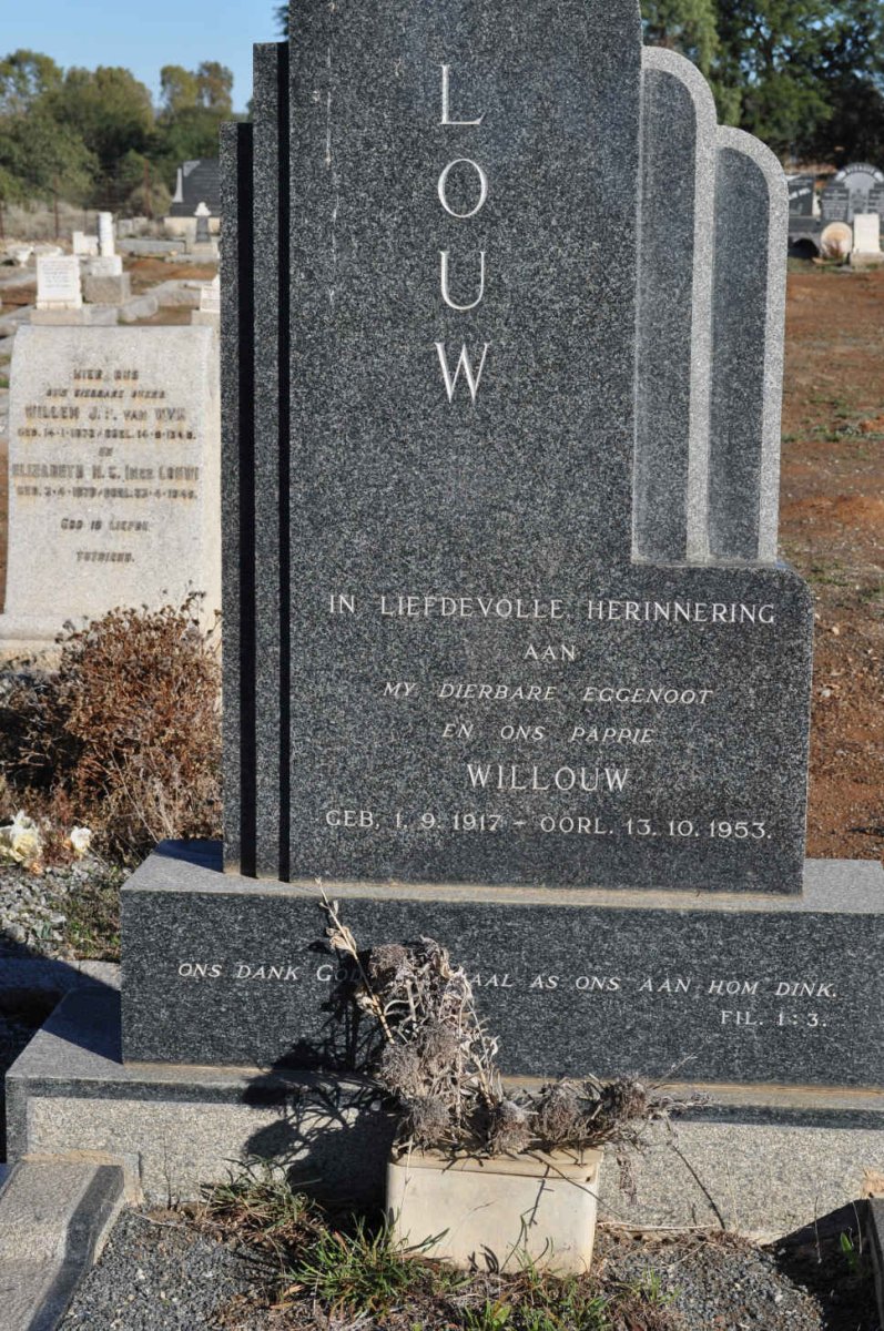 LOUW Willouw 1917-1953