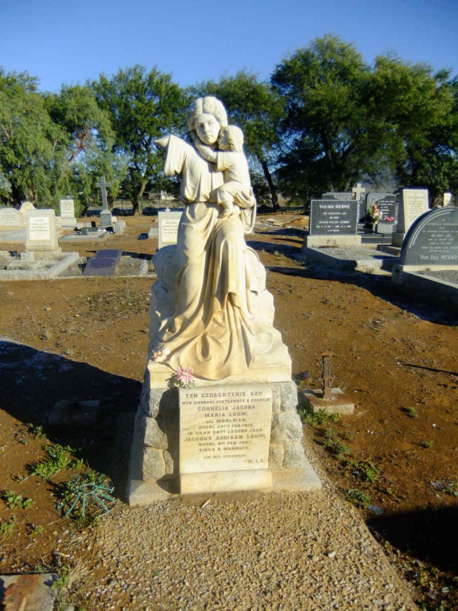 LOUW Cornelia Jacoba Maria nee MOOLMAN -1913 :: LOUW Jacobus Adriaan -1907